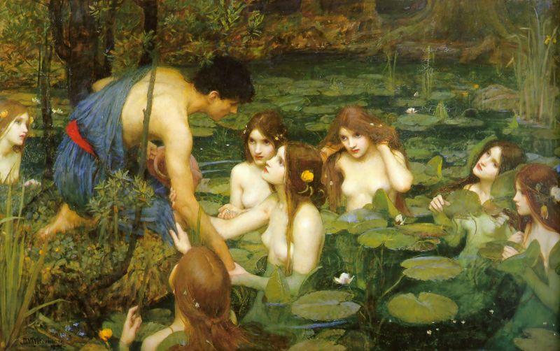 John William Waterhouse Hylas and the Nymphs oil painting picture